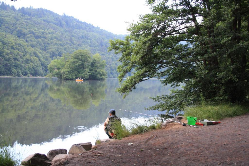Hotel Restaurant Le Grillon Chambon-sur-Lac Eksteriør billede